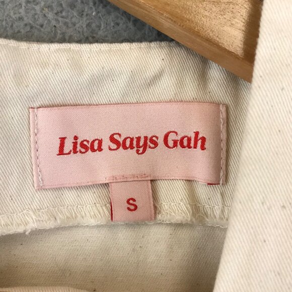 Lisa Says Gah Maddie Dress puffed shoulder size Small - Picture 13 of 14